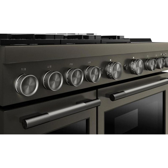 Table de cuisson commerciale au gaz à 6 brûleurs avec plaque chauffante  KitchenAid® de 48 po KFGD948SBE