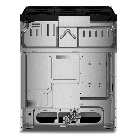 Whirlpool® Cuisinière au gaz intelligente avec technologie de cuisson à air et nettoyage à la vapeur de 30 po WSGS4530TW