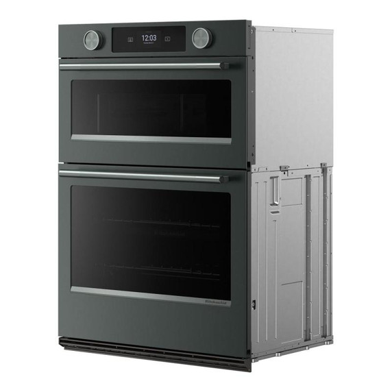 Kitchenaid® Four mural combiné électrique intelligent de 30 pouces avec caméra de cuisson intelligente - Fini Genévrier KOEC930SJP
