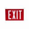 Red Aluminum Self-Luminous Tritium Exit Sign