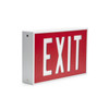 Red Aluminum Self-Luminous Tritium Exit Sign