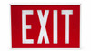Red Aluminum Self-Luminous Tritium Exit Sign