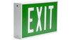Green Aluminum Self-Luminous Tritium Exit Sign