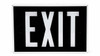 Black Aluminum Self-Luminous Tritium Exit Sign
