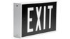 Black Aluminum Self-Luminous Tritium Exit Sign