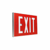 Red Low Profile Self-Luminous Tritium Exit Sign