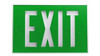 Green Low Profile Self-Luminous Tritium Exit Sign