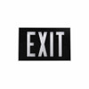 Black Low Profile Self-Luminous Tritium Exit Sign