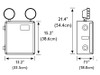 Class 2 Division 2 Emergency Light Dimensions