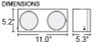 Mini Chicago Emergency Light Dimensions