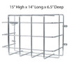 15" x 14" x 6.5" Wire Guard for Emergency Lights and Exit Signs