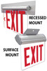 Adjustable New York City Edge Lit Exit Sign