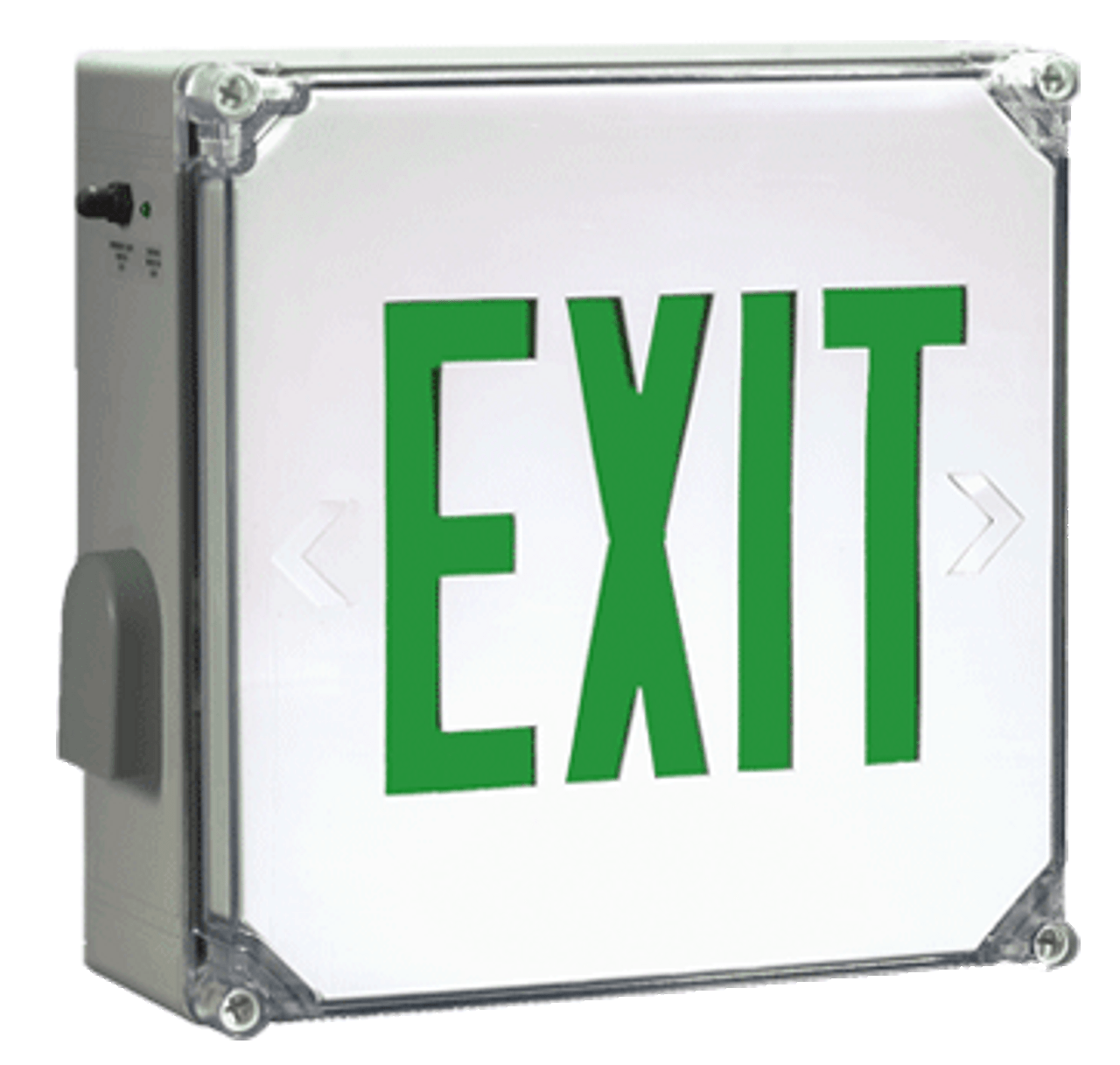 exit running man sign