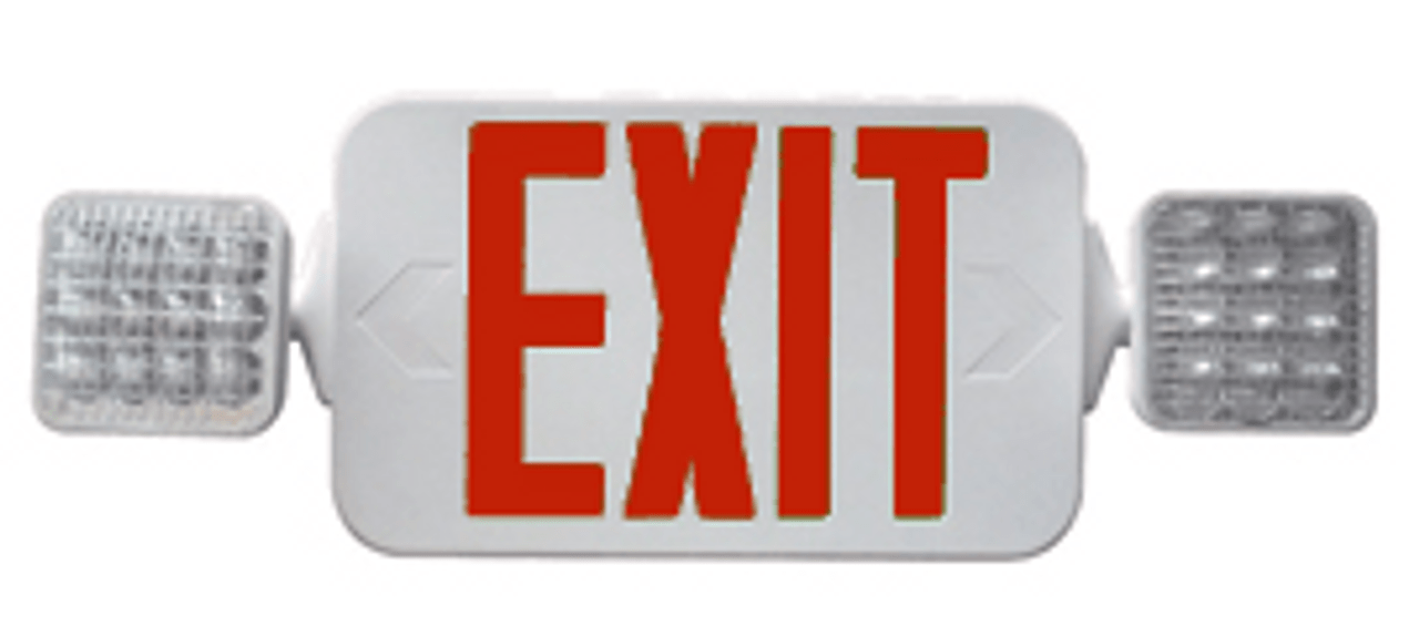 running man exit sign