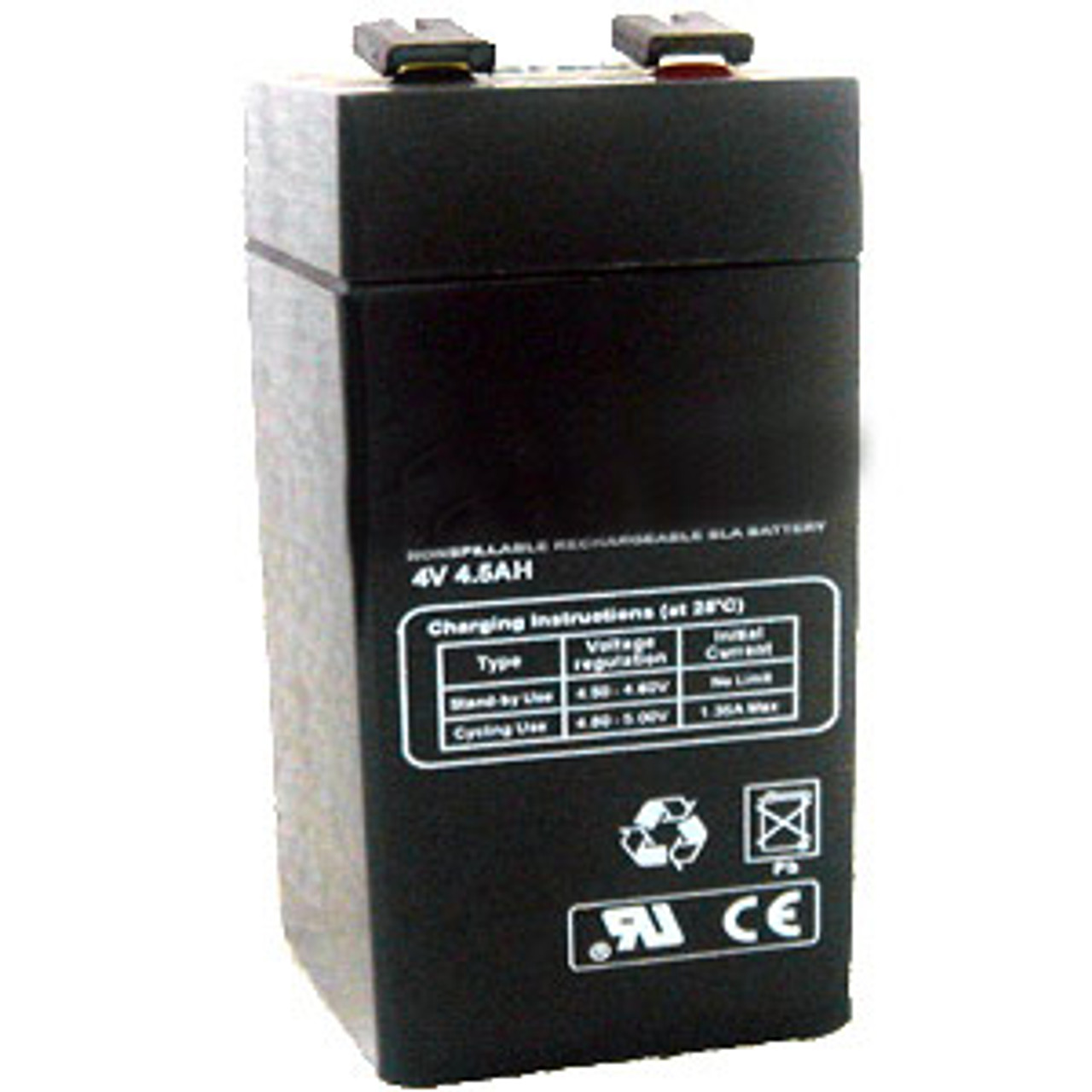 rechargeable battery for emergency light