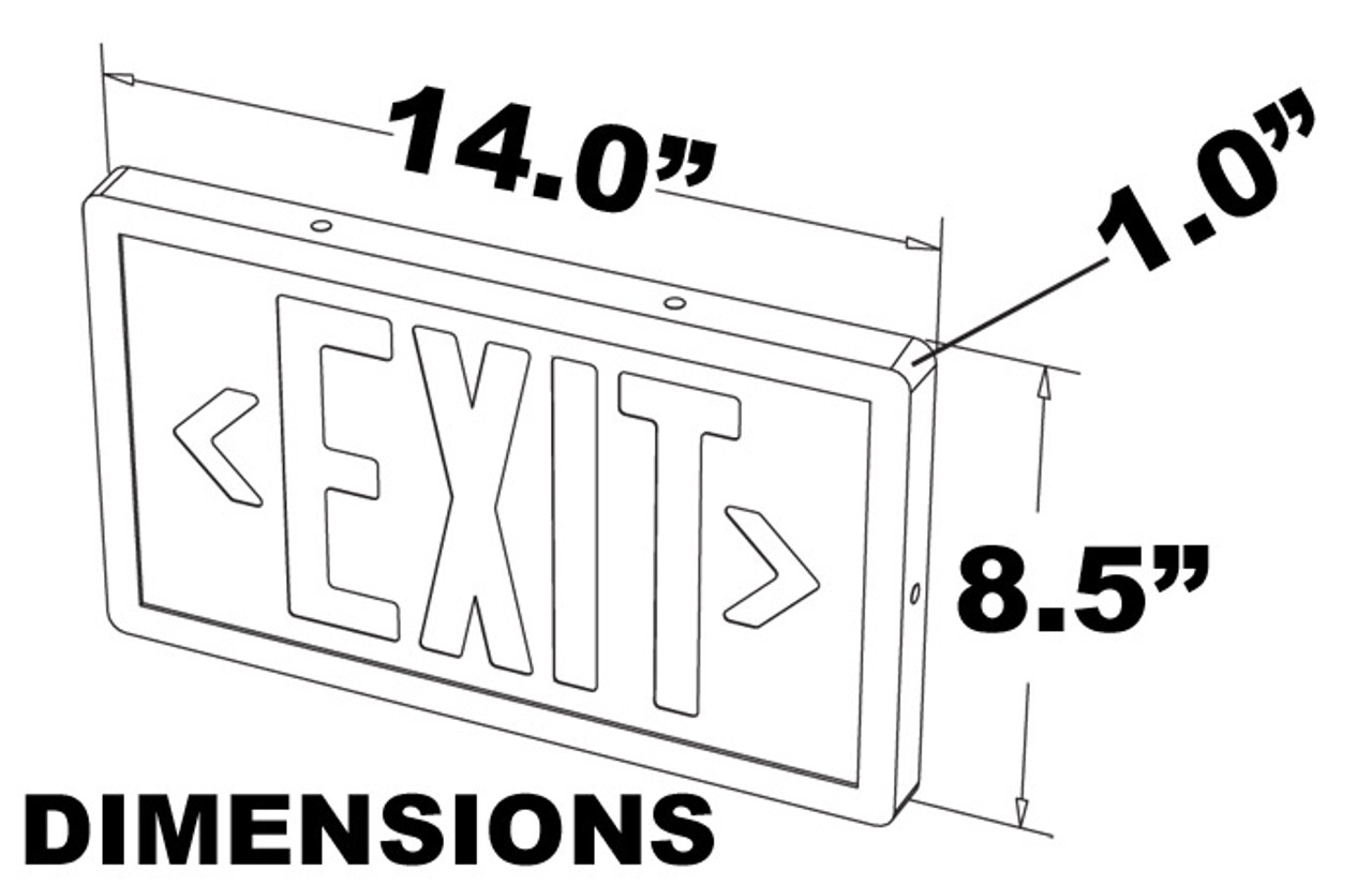 self luminous tritium exit signs