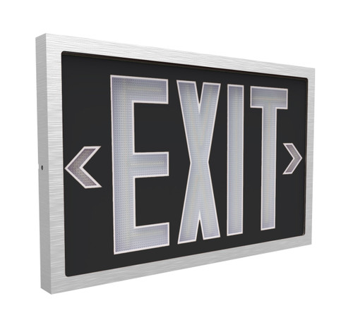 Green Self Luminous Tritium Exit Sign with Aluminum Frame
