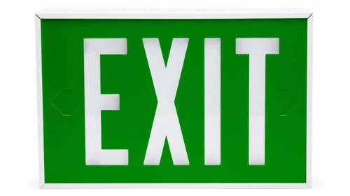 Green Aluminum Self-Luminous Tritium Exit Sign