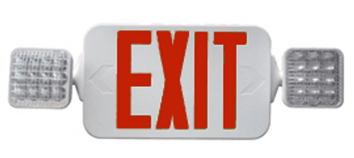 Self-Testing Emergency Light Exit Sign Combo