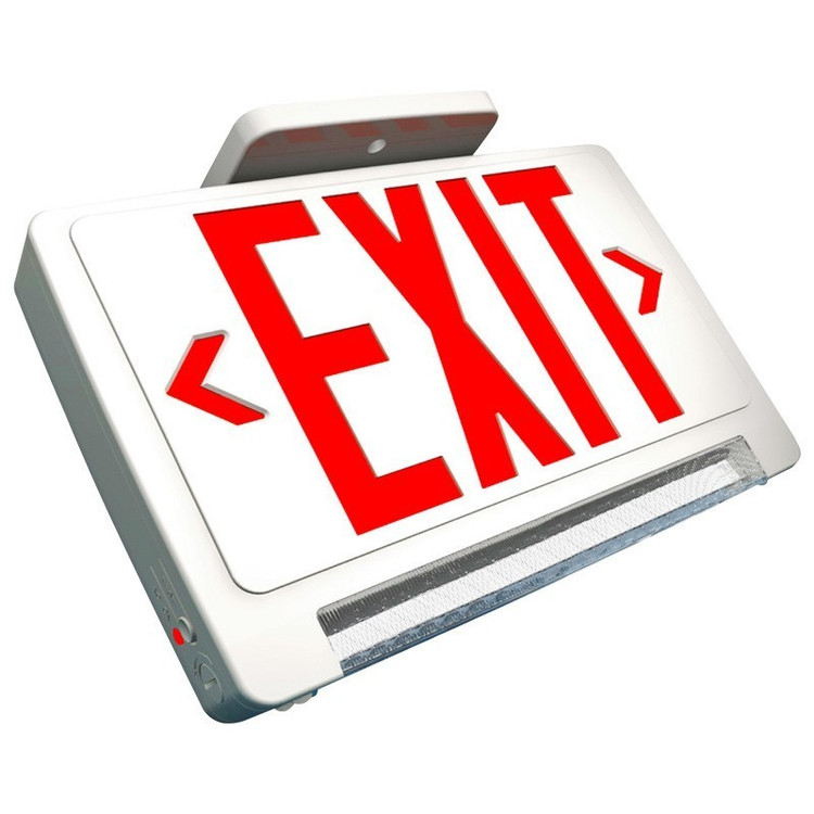 EBrighte L E K I B R U S H ＋ Super Bright Red Exit Sign Combo with LED Pipe