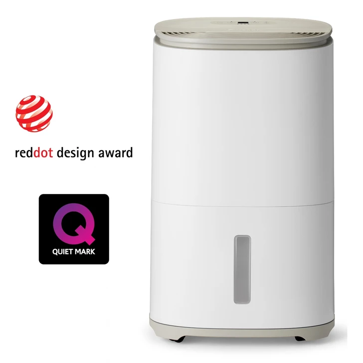 MeacoDry Arete One 20L Dehumidifier / Air Purifier - Warm Pebble with Awards