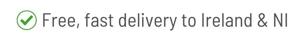Free delivery to Ireland and N Ireland