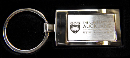 Keyring  UoA Wave Gun Metal