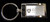 Keyring  UoA Wave Gun Metal
