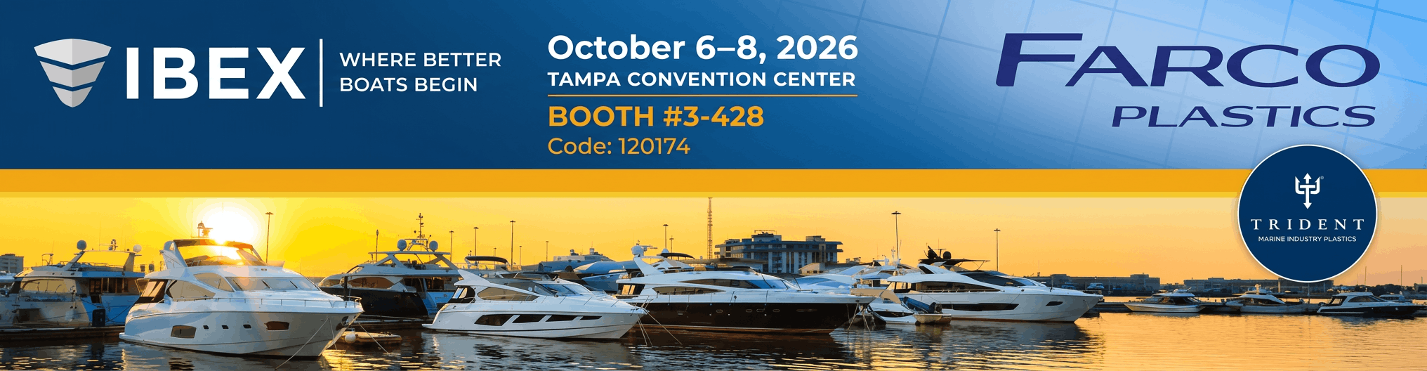 Join Farco Plastics at IBEX October 6 - 8 Tampa Fl
