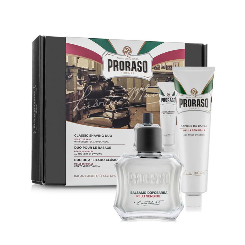 Proraso - Classic Shaving Duo Set - Sensitive Formula