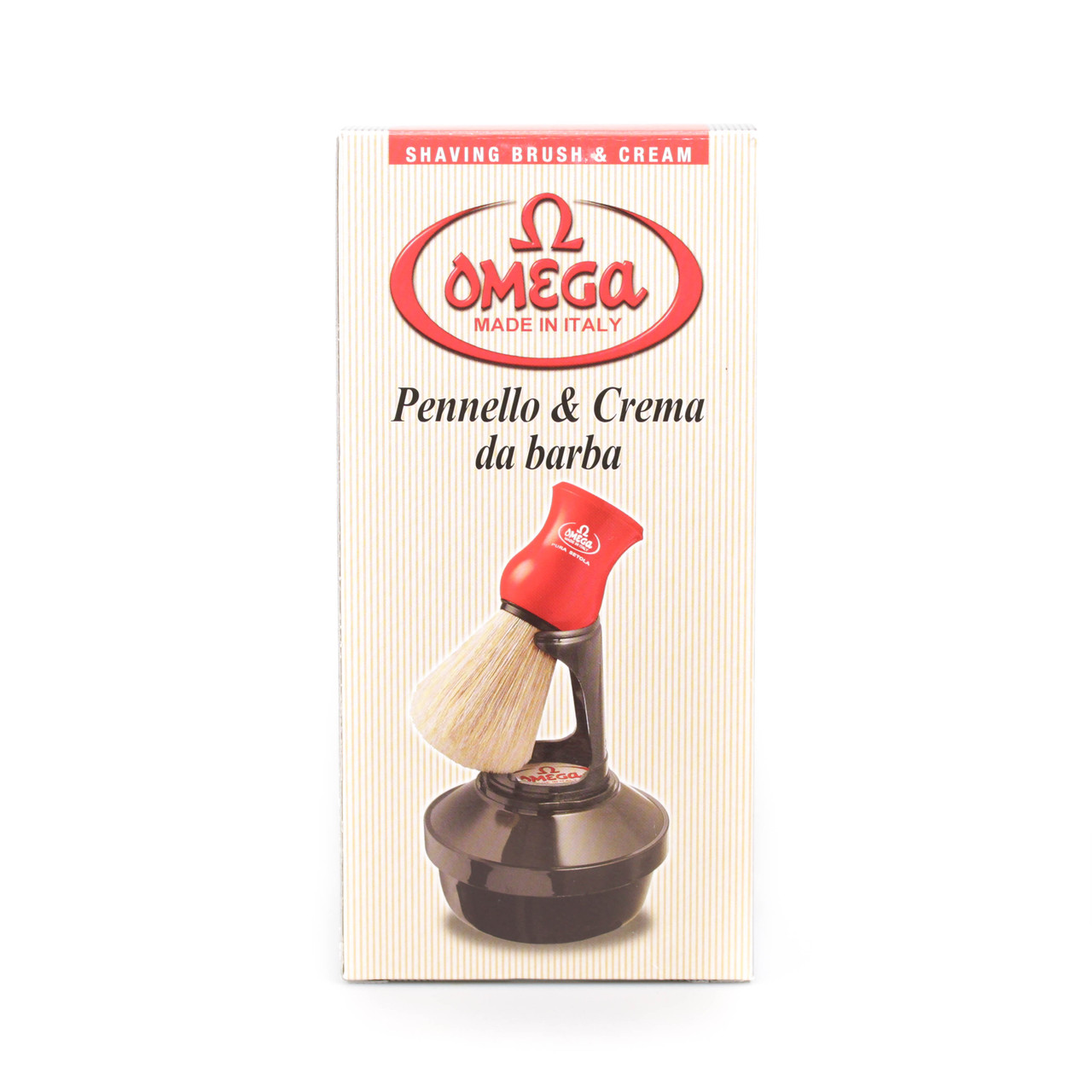 Omega Shaving Cream and Brush - Thumbnail 2
