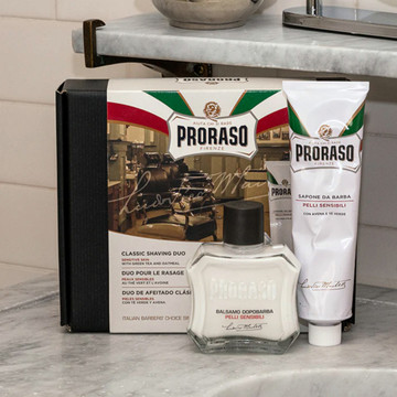 Proraso - Classic Shaving Duo Set - Sensitive Formula