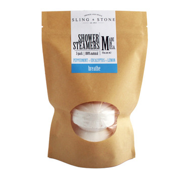 Sling & Stone - Breathe Easy Shower Steamer - Eucalyptus 3-Pack