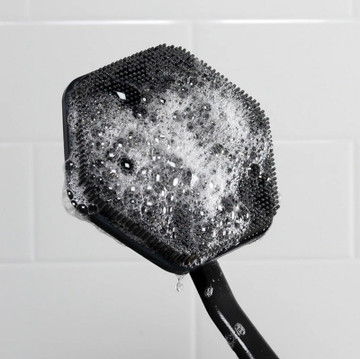 Tooletries - Silicone Back Scrubber - Black