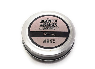 Bearded Oregon - Mustache Wax - Boring