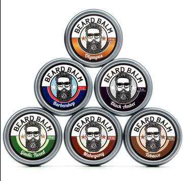 Wet Shaving Products - Beard Balm Travel Size - Tobacco
