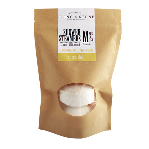 Sling & Stone - Stress Relief Shower Steamer - Lemongrass 3-Pack