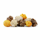 A mix of caramel, cheddar and kettle corn.