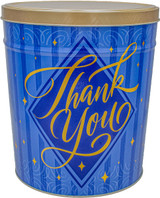 Thank You  3.5-galon popcorn tin.