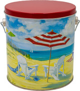 Summer Breeze 1-galon popcorn tin.