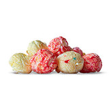 A mix of strawberry and birth day cake popcorn.