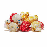 A mix of b-day cake, pineapple, and cherry popcorn.