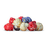 A mix  of cherry, blueberry, and vanilla popcorn.