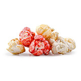 A mix of strawberry and vanilla popcorn.