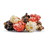 A mix of red cherry, chocolate and vanilla popcorn.