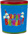 Birthday Pop! 3.5-galon popcorn tin.