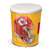 Yellow Kansas City Chiefs Super Bowl 57 Championship  3.5-galon popcorn tin.