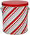 Candy Stripes 1-galon popcorn tin.