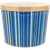 Indigo Stripes 2-Gallon Popcorn Tin