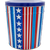 Stars & Stripes 3.5-Gallon Popcorn Tin